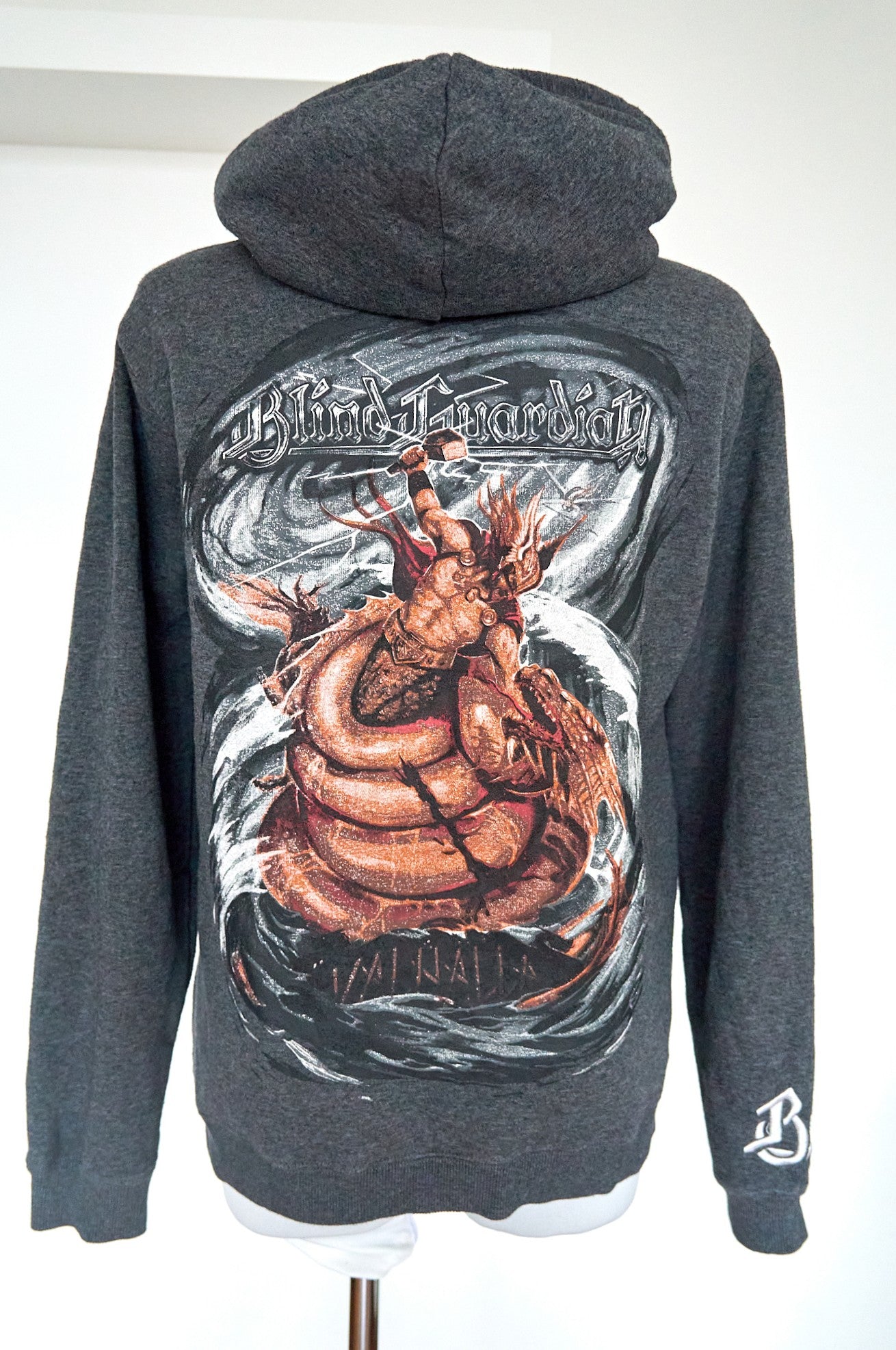 Blind Guardian Graphic Hoody Zip Sweatshirt Rare!