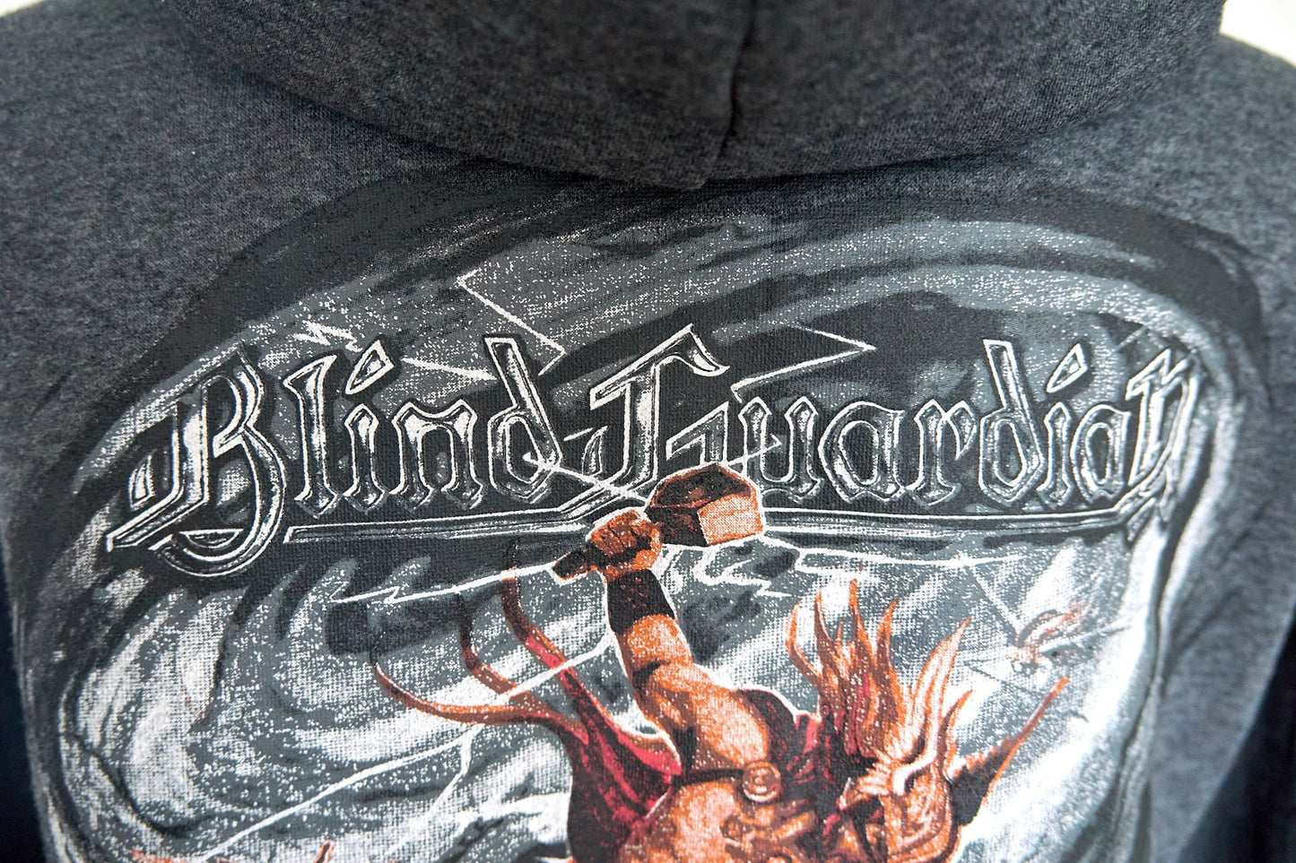 Blind Guardian Graphic Hoody Zip Sweatshirt Rare!