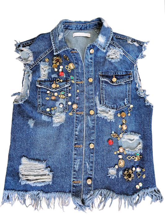 Zara Denim Vest