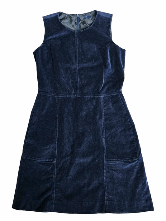 GAP Velvet Shift True Indigo Coctail Dress